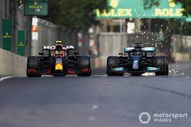 The race has an impressive backdrop, held in the centre of baku. Grand Prix Race Results Perez Wins Baku F1 Race After Verstappen Blows Tyre
