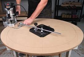 Oval Circle Cutter With Vacuum Base Router Jig Woodworking Woodworking Plans Free