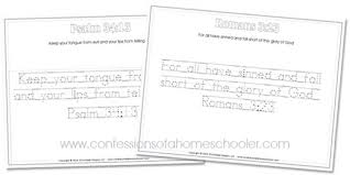 Students should read each passage and then answer related questions. Kindergarten Bible Verse Handwriting Worksheets Confessions Of A Homeschooler