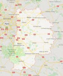 Seine Et Marne Carte En 2020 Carte Vierge Foret De Fontainebleau Carte