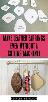 How to make glitter leather earrings. Pin On Re Facet Diy Jewelry Leather Earrings
