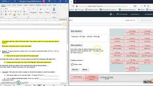 They can only be used for 5 minutes a day. Stoichiometry Gizmo Help With Dimensional Analysis Youtube