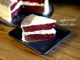 Red Velvet Cake Recipe Easy Moist Eggless Velvet Cake Recipe Easy Cake Recipes Moist Cakes Cake Recipes