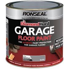 Ronseal Diamond Hard Garage Floor Paint Slate 5l From Homebase Co Uk Garage Floor Paint Painted Floors Garage Floor