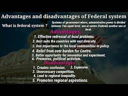 Merits And Demerits Of Federal System Types Of Government Series Youtube