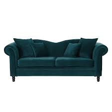 Sofa York 3 Sitzer Samtstoff Petrol Home24 Sofa Samt Sofa Home24