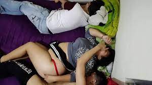 friends come from a party he takes advantage of his best friend's wife to  fuck her while napping the wife cheats on him with his best friend the  friend finishes him on