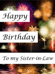 Birthday Card For Sister In Law With Name Exploding Fireworks Happy Birthday Card For Sister In Law Birthday Greeting Cards By Davia Sister Birthday Card Happy Birthday Cards Birthday Greeting Cards