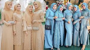 Pakaian 'bridesmaid' bukanlah perkara yang asing sering kita dengar. 8 Ide Gaun Bridesmaid Bukan Kebaya Untuk Yang Berhijab Elegan Dan Memesona Tanpa Tapi