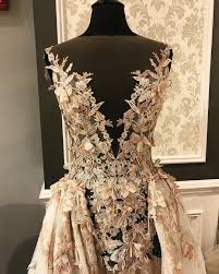 Be Bold And Wear Pink On Your Wedding Day The Lilyrose Is Hand Appliqued And Beaded In Antique Rose Sh Dresses Fairy Wedding Dress Galia Lahav Wedding Dress