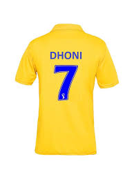 Buy Csk Ipl Cricket Jersey 2019 Unisex With Dhoni Printed
