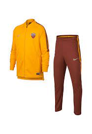 As roma trainingsanzug nike trainingsanzug juventus 2015 2016 nike a.s roma trainingsanzug, weißrot, für kinder ab 8 as roma trainingsanzug herren test 2020. Nike As Roma Kinder Trainingsanzug Gelb Rotbraun Fussball Shop