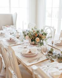 How to set a table for a casual meal. Pink And White Valentines Tablescape Valentines Day Dinner