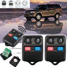 Turn it on, but don't turn it back. 2pcs Black Replacement 4 Button Keyless Entry Remote Control Key Fob Clicker For Ford Excursion 2000 2001 2002 2003 2004 2005 Walmart Com