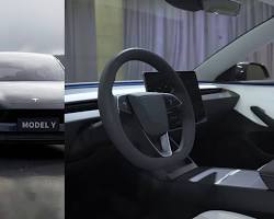 2023년형 테슬라 모델Y 전면 디자인