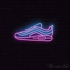 Air Max Shoe Sneaker Neon Sign The Neon Club Led Neon Signs Neon Signs Neon Wall Signs Wallpaper Iphone Neon