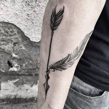 A bow is seen as an obstacle, and the arrow being lovely use of feather alongside an arrow tattoo. 125 Unique Arrow Tattoos With Meanings Wild Tattoo Art