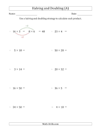 Multiplication Facts Worksheets Multiplication Facts Worksheets Pre Algebra Worksheets Multiplication Strategies