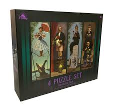 Limited edition of 2,000 and the retail price is $17.99. Disney Puzzle Set The Haunted Mansion Stretching Room 4 Piece