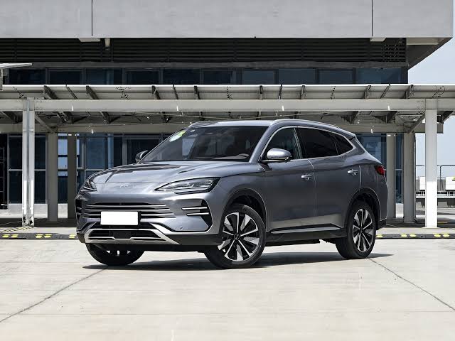 2025 BYD Song Plus Smart SUV in Urban Grey, AI generated