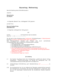 Nebenabrede zum bauvertrag muster | 12 sonstige bestimmungen (1) mündliche nebenabreden zu diesem vertrag wurden nicht getroffen. 2