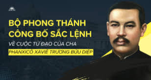 Tin vui từ Vatican: Công nhận Cuộc Tử đạo của Cha Trương Bửu Diệp