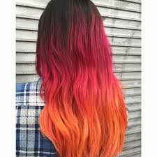 Bleach London S 26 Craziest Hair Dye Jobs On Instagram Allure Orange Ombre Hair Hair Styles Pink And Orange Hair