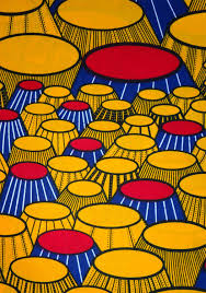 Yellow Red And Blue African Fabric By The Yard Cotton African Etsy In 2020 African Textile African Fabric African Textiles Patterns