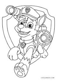 Printable paw patrol mighty pups chase coloring page. Free Printable Paw Patrol Coloring Pages For Kids