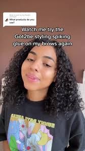 Replying to @Just me my friend Doing my brows AGAIN with the Got2b styling  spiking glue😂 But differently!! What did u think?? #got2bgluedbrows  #got2bglued #got2bglue #got2beyebrow #got2bbrows ...