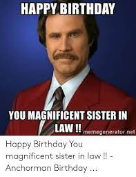 20 Best Happy Birthday Sister In Law Meme Wshlovequotes