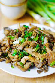 Learn how to make the perfect mix with this. Oyster Mushrooms Garlic And Green Onions Saute Paleo Gluten Free Julia S Album