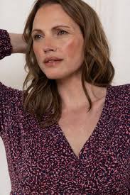 Lily & Me Hazel Cross-Over Jersey Dress Seagrass