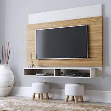 Günstige preise & mega auswahl für entertainmentcenter. Manhattan Comfort Brill 62 99 Floating Entertainment Center With 2 Shelves In Cinnamon And Off White Walmart Com Walmart Com