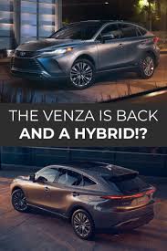 Choose from every channel in your vehicle and enjoy the deepest the toyota delivery, processing and handling fee is $955 for passenger cars, $1,120 for suvs/van/small trucks, $1,325 for large suvs. The Venza Is Back And A Hybrid Toyota Venza Toyota Mini Van