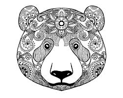Unique adult coloring posters designed and sold by artists. Bear 2 Bears Adult Coloring Pages