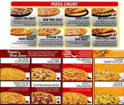 Sign up to receive text message notifications from domino's and save 20% off your next order. Domino S Menu Menu For Domino S Jalan Ipoh Kuala Lumpur