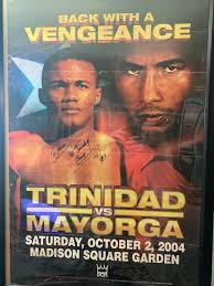Puerto Rican sensation Félix "Tito" Trinidad gets his hands wrapped before  his 1998 bout with Ekoli Mahegne Zulu.
