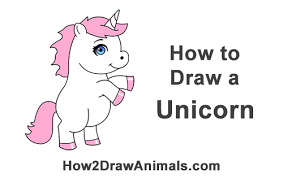 Just follow the step by step proce. Unicorn Drawing Easy Cute Step By Step