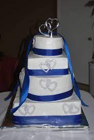 Round And Square 4 Tier Cake With Ribbon Other Mixed Shaped Wedding Cakes Tiered Cakes Square Wedding Cakes Cake