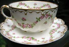 Packaged in a gift box, light blue vintage floral design china teacup for best friends, coworkers and boss as. Identifying Antique Haviland Limoges China Patterns Ruby Lane Blog