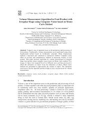 Scopri ricette, idee per la casa, consigli di stile e altre idee da provare. Pdf Volume Measurement Algorithm For Food Product With Irregular Shape Using Computer Vision Based On Monte Carlo Method