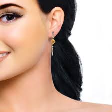 Surrel Diamond Drop Earrings-Candere by Kalyan Jewellers