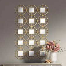 We believe in helping you find the product that is right for you. Verna 40 1 2 H Glossy Gold Circle Metal Mirrored Wall Art 72r53 Lamps Plus