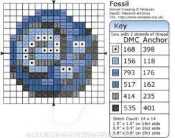 Animal Crossing Fossil By Makibird Stitching Animal Crossing Cross Stitch Animals Cross Stitch Patterns Free