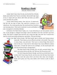 Worksheets, when used alongside your bible lessons, can be a great way to explain or review key concepts you want children to learn. Reading A Book Reading Comprehension Worksheet Have Fun Teaching
