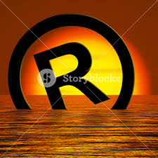 registered symbol sinking meaning