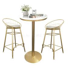 What's the standard coffee table height? Simple High Foot Coffee Table And Chair Round Small Bar Table Leisure Home Balcony Tea Shop High Chair Combination Cafe Chairs Aliexpress