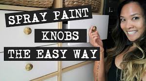 Shop for spray paint in paint. Diy Tip The Easiest Way To Spray Paint Knobs Youtube