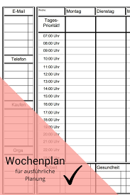 Drucken sie einfach so viele. Bibliothek Wochen Planer Druckbare Planer Tagesplan Vorlagen